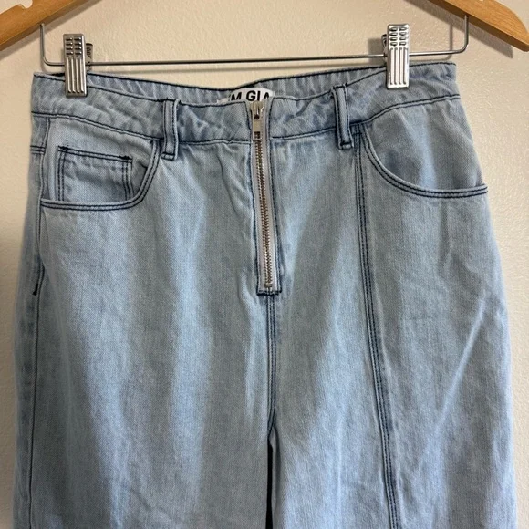 I.AM.GIA Orion Denim Wide Leg High Rise Jeans Size Small - Picture 6 of 10